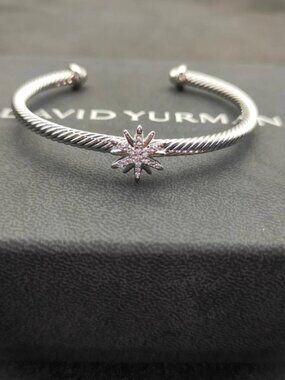✨ David Yurman DY Elements Chain Bracelet, Sterling Silver with Gold Toggle